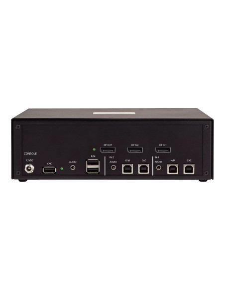 StarTech.com Switch KVM Sicuro a 2 porte, DisplayPort, 4K 30Hz, KVM desktop NIAP 4.0, Porta CAC, Made in USA