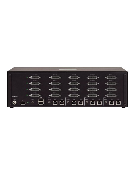 StarTech.com Switch KVM Sicuro a 4 Porte Quad-Monitor, DVI, KVM Secure Desktop NIAP 4.0, Alloggiamento in Metallo, Porta CAC,