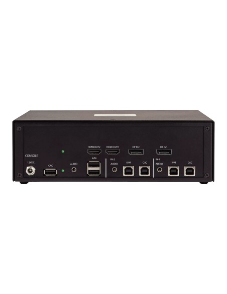 StarTech.com Switch KVM Sicuro a 2 porte dual-monitor, DP, HDMI, 4K 30Hz, KVM desktop NIAP 4.0, Porta CAC, Made in USA