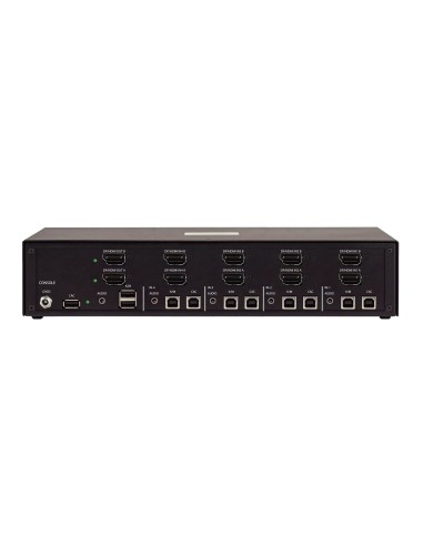 StarTech.com Switch KVM Sicuro a 4 porte per doppio monitor, HDMI o DisplayPort, 4K 60Hz, NIAP 4.0 Desktop KVM, Alloggiamento