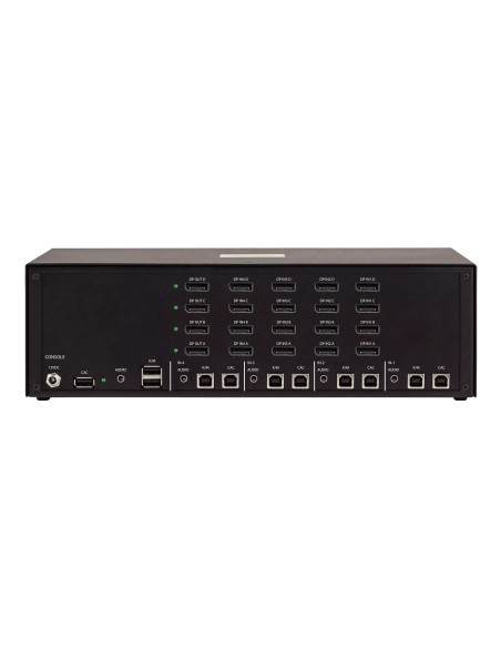 StarTech.com Switch KVM Sicuro a 4 porte quad-monitor, DisplayPort, 4K 30Hz, KVM desktop NIAP 4.0, Porta CAC, Made in USA
