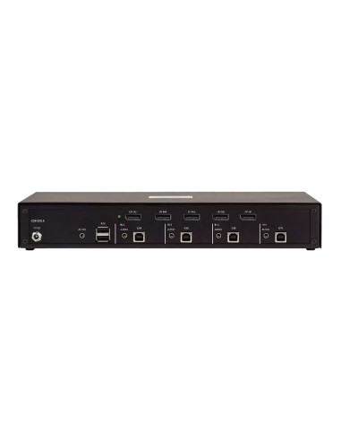 StarTech.com Switch KVM Sicuro a 4 porte, DisplayPort, 4K 30Hz, KVM desktop NIAP 4.0, Alloggiamento in metallo, Made in USA