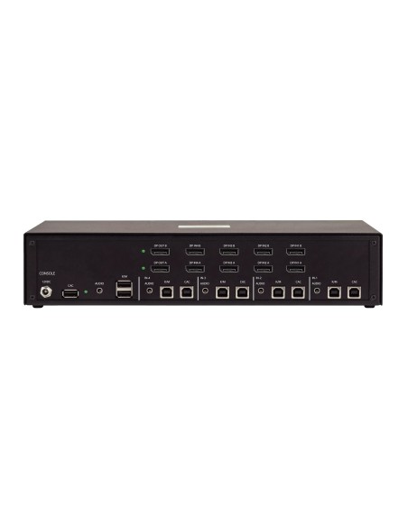 StarTech.com Switch KVM Sicuro a 4 porte per doppio monitor, DisplayPort, 4K 30Hz, NIAP 4.0 Desktop KVM, Alloggiamento in