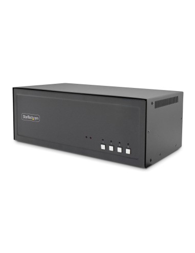 StarTech.com Switch KVM Sicuro a 4 Porte Quad-Monitor, DisplayPort, HDMI, DVI, KVM Secure Desktop NIAP 4.0, Alloggiamento in