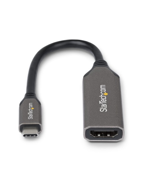 StarTech.com Adattatore USB-C a HDMI, 8K 60Hz   4K 120Hz, Convertitore Video da USB4 a HDMI 2.1 con Cavo Integrato da 20 cm,