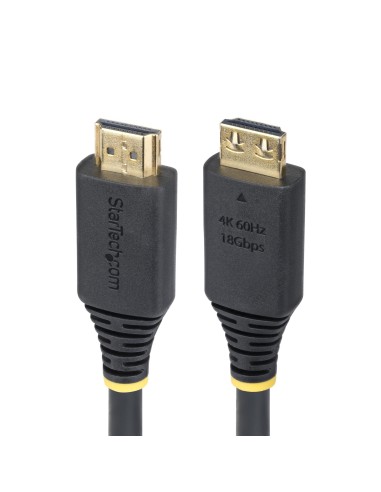 StarTech.com Cavo HDMI ad alta velocità da 1 m con connettori a presa salda, 4K 60 Hz 1440p 144 Hz, HDR10 HDCP 2.2 ARC, 18