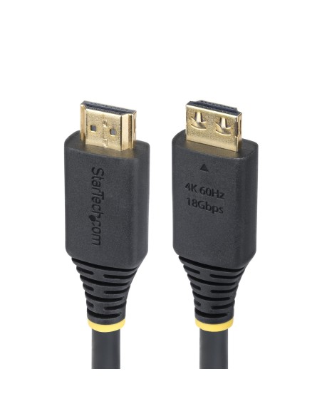 StarTech.com Cavo HDMI ad alta velocità da 1 m con connettori a presa salda, 4K 60 Hz 1440p 144 Hz, HDR10 HDCP 2.2 ARC, 18