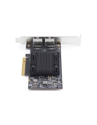 StarTech.com Scheda di rete PCIe Ethernet 10Gb a 2 porte, chipset Broadcom BCM57416, doppia RJ45 10GBase-T Gigabit