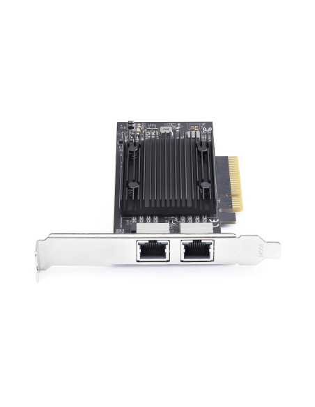 StarTech.com Scheda di rete PCIe Ethernet 10Gb a 2 porte, chipset Broadcom BCM57416, doppia RJ45 10GBase-T Gigabit