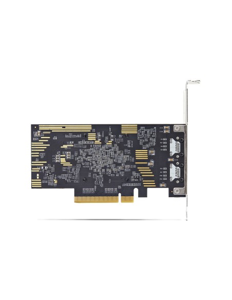 StarTech.com Scheda di rete PCIe Ethernet 10Gb a 2 porte, chipset Broadcom BCM57416, doppia RJ45 10GBase-T Gigabit