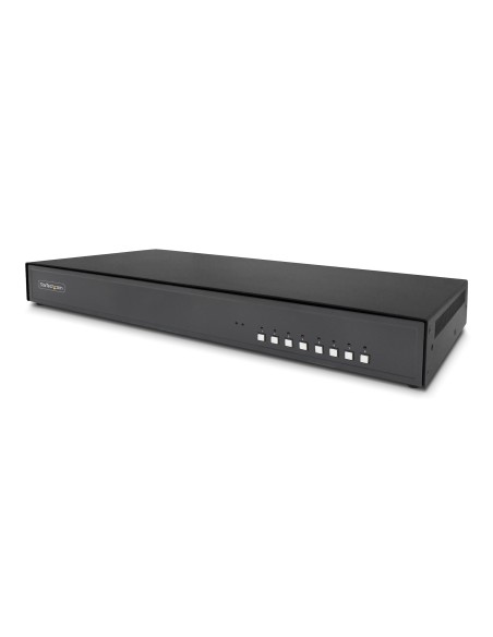 StarTech.com Switch KVM DVI Sicuro a 8 porte, KVM desktop NIAP 4.0, Alloggiamento in metallo, Porta CAC, Prodotto negli Stati