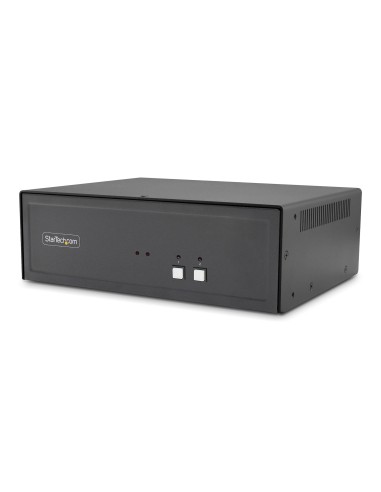 StarTech.com Switch KVM Sicuro a 2 Porte, DVI, KVM Secure Desktop NIAP 4.0, Alloggiamento in Metallo, Porta CAC, Made in USA