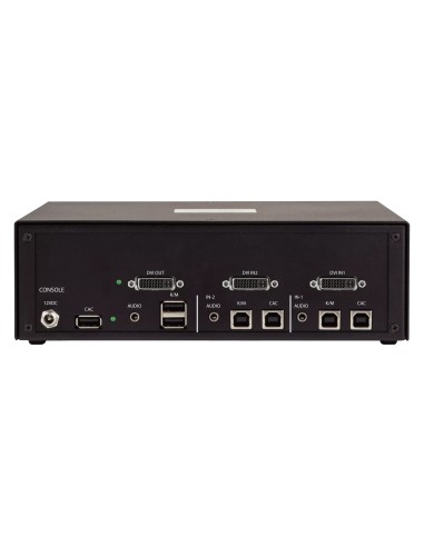 StarTech.com Switch KVM Sicuro a 2 Porte, DVI, KVM Secure Desktop NIAP 4.0, Alloggiamento in Metallo, Porta CAC, Made in USA