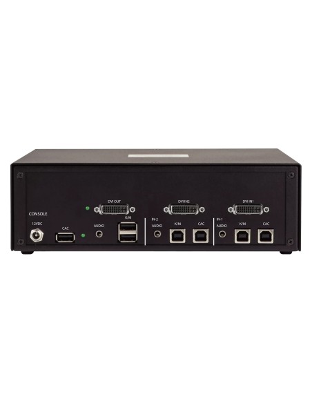 StarTech.com Switch KVM Sicuro a 2 Porte, DVI, KVM Secure Desktop NIAP 4.0, Alloggiamento in Metallo, Porta CAC, Made in USA