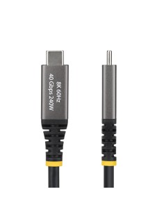 StarTech.com Cavo USB4 da 2m, 40 Gbps, Cavo USB-C Attivo, 240W PD, 8K 60Hz   4K 240 Hz DP2.1 DP40, Rivestimento in TPE, 2
