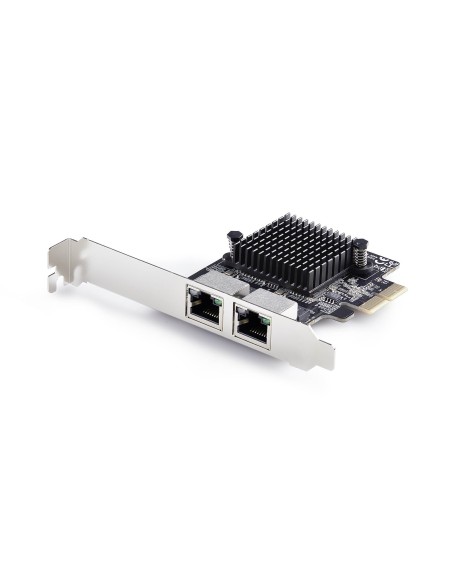 StarTech.com Scheda di Rete PCIe Gigabit a 2 Porte 5G, Interfaccia LAN PCI Express 5G 2,5G 1G 100M 10M, Realtek RTL8126, NIC