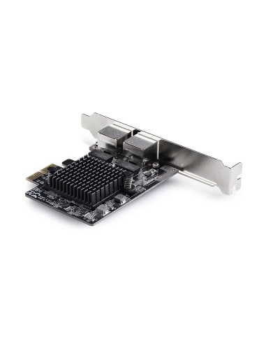 StarTech.com Scheda di Rete PCIe Gigabit a 2 Porte 5G, Interfaccia LAN PCI Express 5G 2,5G 1G 100M 10M, Realtek RTL8126, NIC