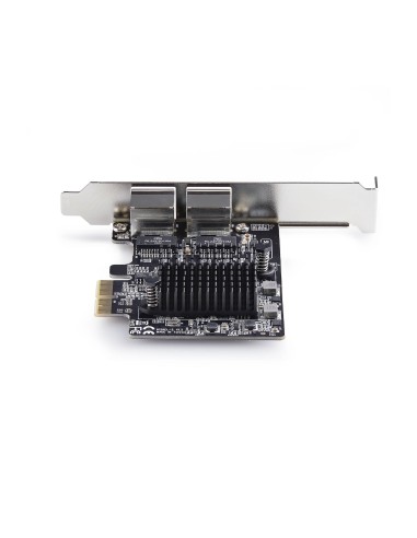 StarTech.com Scheda di Rete PCIe Gigabit a 2 Porte 5G, Interfaccia LAN PCI Express 5G 2,5G 1G 100M 10M, Realtek RTL8126, NIC