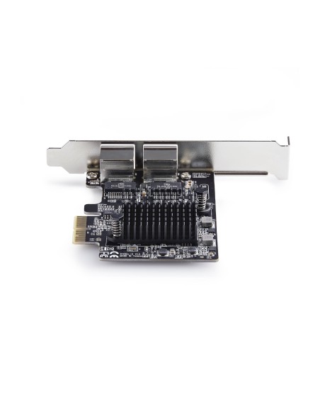 StarTech.com Scheda di Rete PCIe Gigabit a 2 Porte 5G, Interfaccia LAN PCI Express 5G 2,5G 1G 100M 10M, Realtek RTL8126, NIC