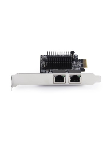 StarTech.com Scheda di Rete PCIe Gigabit a 2 Porte 5G, Interfaccia LAN PCI Express 5G 2,5G 1G 100M 10M, Realtek RTL8126, NIC