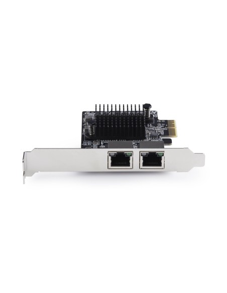 StarTech.com Scheda di Rete PCIe Gigabit a 2 Porte 5G, Interfaccia LAN PCI Express 5G 2,5G 1G 100M 10M, Realtek RTL8126, NIC