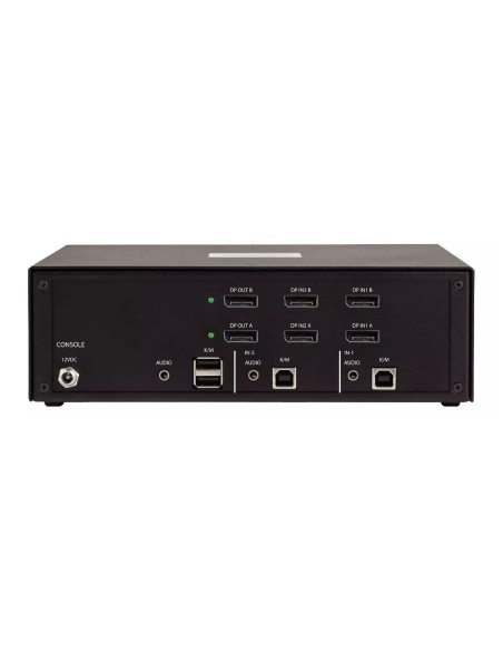 StarTech.com Switch KVM Sicuro a 2 porte per doppio monitor, DisplayPort, 4K 30Hz, NIAP 4.0 Desktop KVM, Alloggiamento in