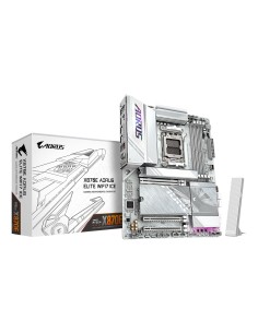GIGABYTE X870E AORUS ELITE WIFI7 ICE Scheda madre - Supporta CPU AMD Ryzen 9000, VRM digitale a 16+2+2 fasi, fino a 8200 MHz
