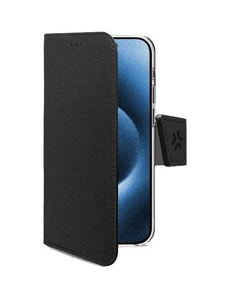 Celly WALLYMAG custodia per cellulare 17,5 cm (6.9") Custodia a borsellino Nero