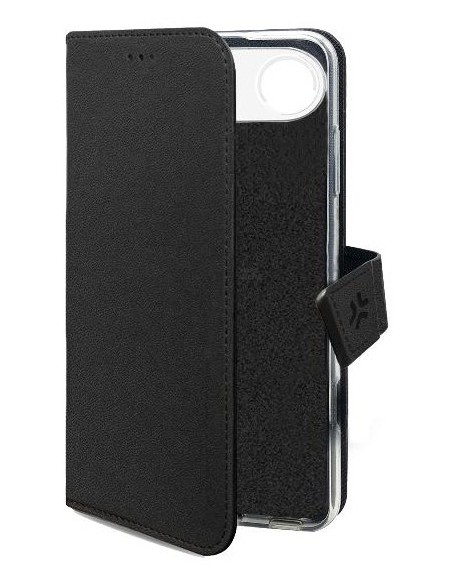 Celly WALLYMAG custodia per cellulare 16,5 cm (6.5") Custodia a borsellino Nero