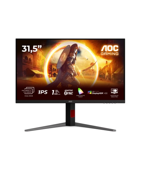 AOC G4 U32G4U Monitor PC 80 cm (31.5") 3840 x 2160 Pixel 4K Ultra HD Nero, Rosso