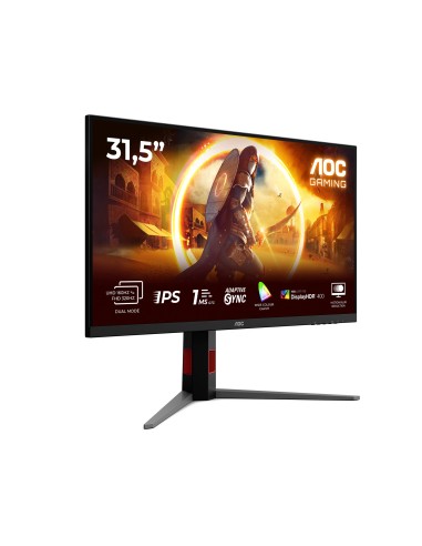 AOC G4 U32G4U Monitor PC 80 cm (31.5") 3840 x 2160 Pixel 4K Ultra HD Nero, Rosso