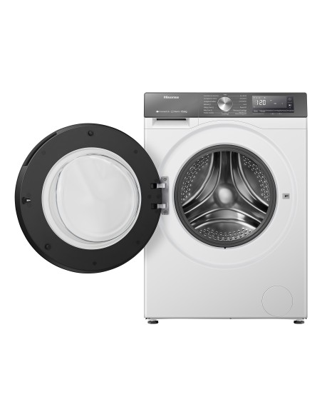 Hisense WD3S9043BW7 lavasciuga Libera installazione Caricamento frontale Bianco D