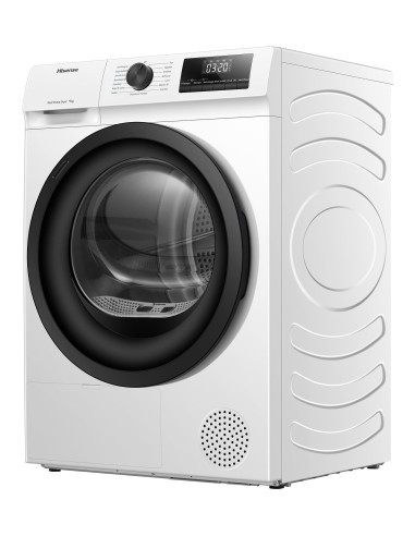 Hisense DHQE900UWDC asciugatrice Libera installazione Caricamento frontale 9 kg Bianco