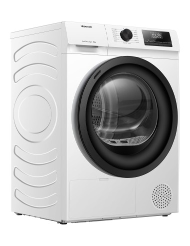 Hisense DHQE900UWDC asciugatrice Libera installazione Caricamento frontale 9 kg Bianco
