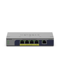 NETGEAR GS105PP Non gestito Gigabit Ethernet (10 100 1000) Supporto Power over Ethernet (PoE) Montaggio da desktop parete Grigio 2