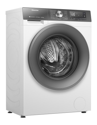 Hisense WD3S1043BW7 lavasciuga Libera installazione Caricamento frontale Bianco D