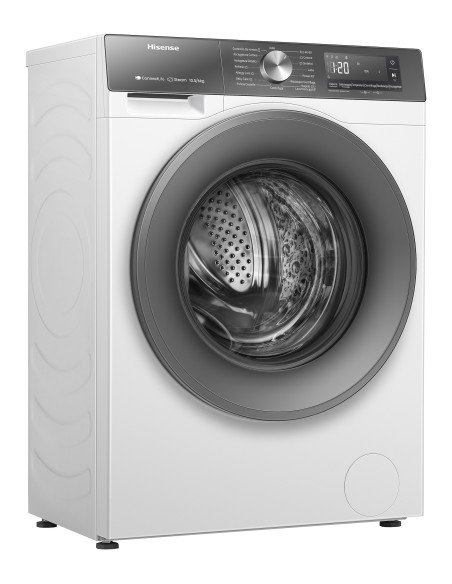 Hisense WD3S1043BW7 lavasciuga Libera installazione Caricamento frontale Bianco D