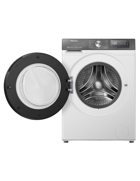 Hisense WD3S1043BW7 lavasciuga Libera installazione Caricamento frontale Bianco D