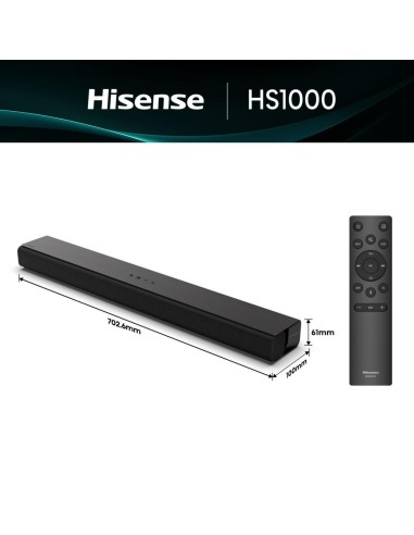 Hisense HS1000 Nero 2.0 canali 120 W