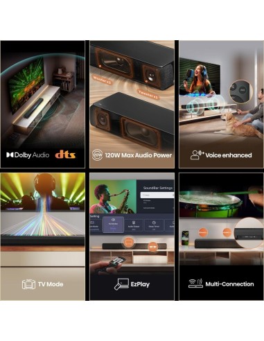 Hisense HS1000 Nero 2.0 canali 120 W