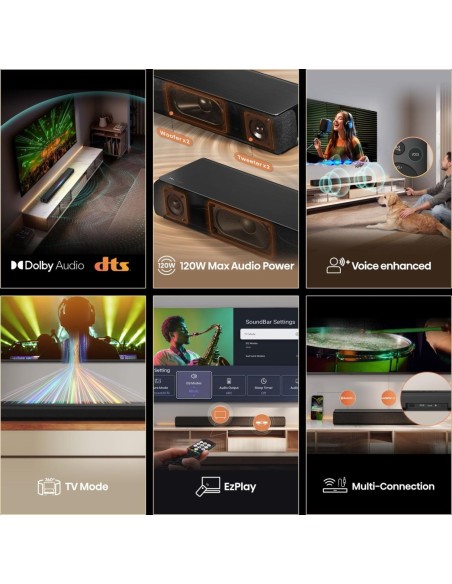 Hisense HS1000 Nero 2.0 canali 120 W