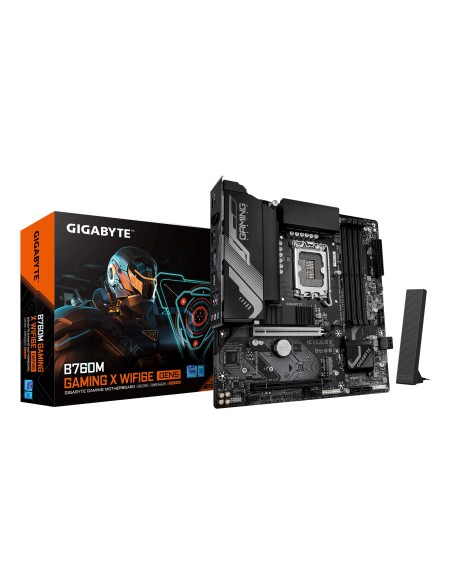 GIGABYTE B760M GAMING X WIFI6E GEN5 Scheda Madre – Supporta processori Intel Core di 14a generazione, VRM a 8+1+1 fasi, fino a
