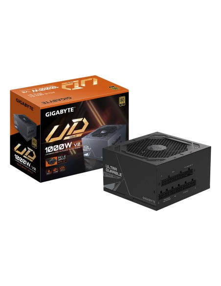 GIGABYTE UD1000GM PG5 V2 Alimentatore – PCIe Gen 5.1, 80 PLUS Gold, Design completamente modulare, Ventola da 120 mm,