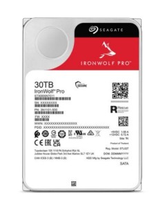 Seagate IronWolf Pro ST30000NT011 disco rigido interno 30 TB 7200 Giri min 512 MB 3.5" Serial ATA III
