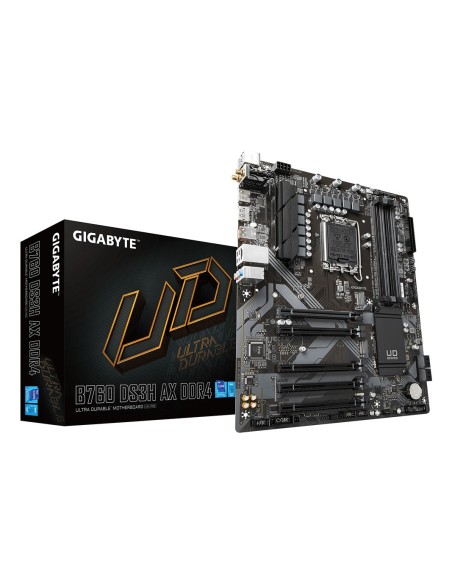 GIGABYTE B760 DS3H AX DDR4 Scheda Madre - Supporta processori Intel Core 14ª generazione, VRM digitale a 8+2+1 fasi, fino a