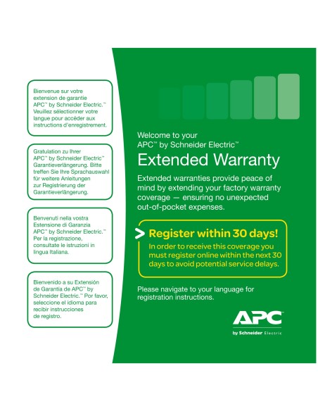 APC WBEXTWAR1YR-SD-02 estensione della garanzia