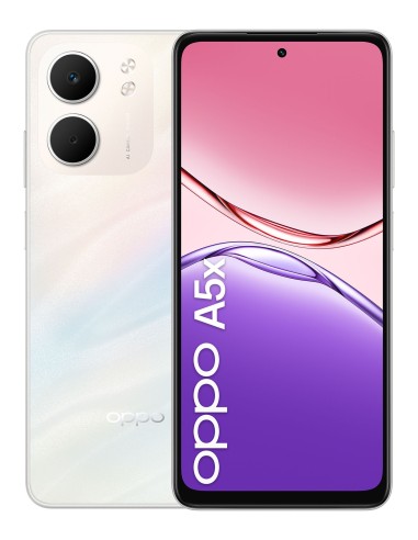 OPPO A5x Smartphone, Foto AI 32MP, Frontale 5MP, Display 6.67” 90HZ LCD HD+, 6000mAh, RAM 4(Esp1GB 2GB 4GB)+ROM 128GB (esp1TB),