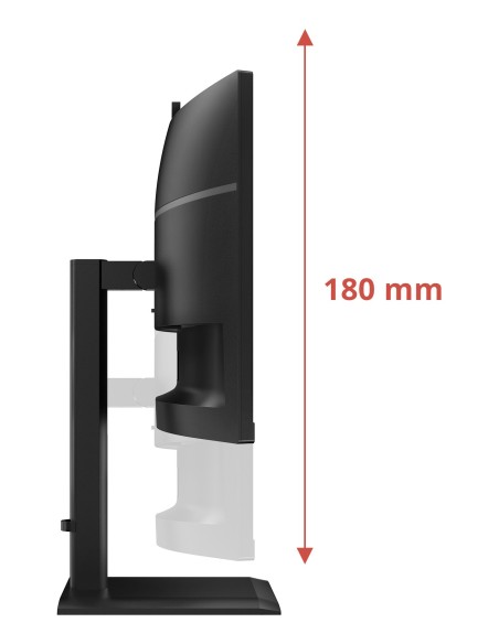 AOC E4 CU34E4CW Monitor PC 86,4 cm (34") 3440 x 1440 Pixel UltraWide Quad HD LED Nero