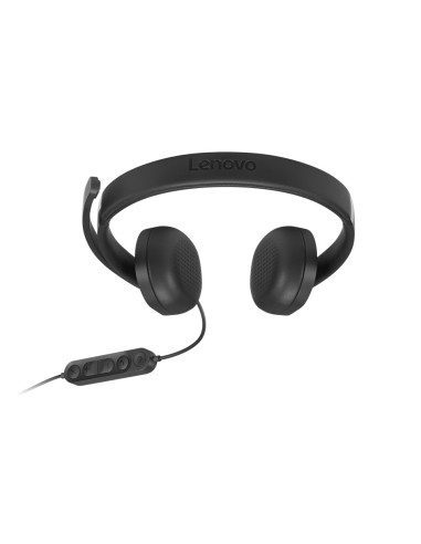 Lenovo VoIP Headset 5000 Auricolare Cablato A Padiglione Ufficio USB tipo-C Nero