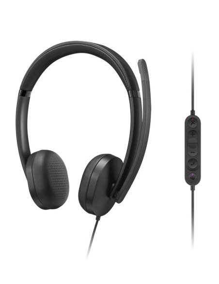 Lenovo VoIP Headset 5000 Auricolare Cablato A Padiglione Ufficio USB tipo-C Nero
